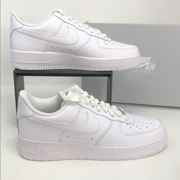 Nike Other - Nike Mens Air Force 1 07’ Low Triple White CW2288-111 Classic Sneakers -Size 8.5